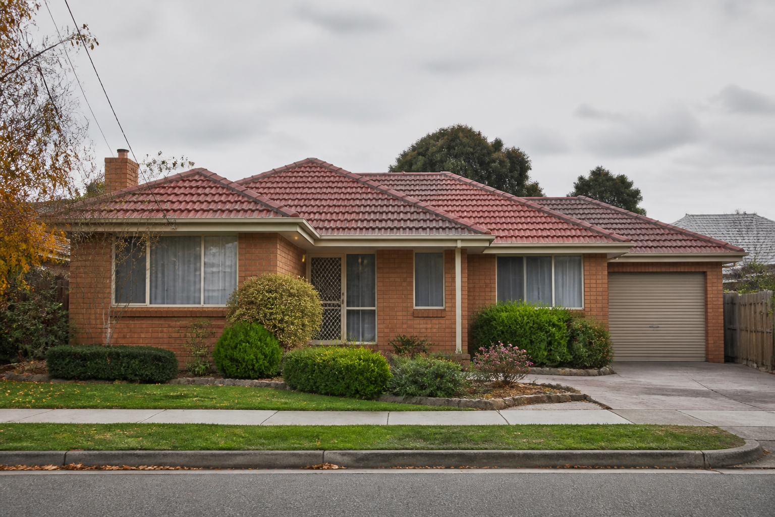 Tiled roof with terracotta tiles in Brisbane